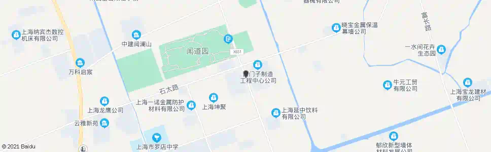 上海潘泾路石太路_公交站地图_上海公交_妙搜公交查询2025