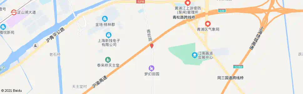 上海青昆路吴家浜站_公交站地图_上海公交_妙搜公交查询2025
