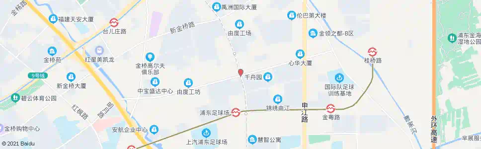 上海川桥路金港路_公交站地图_上海公交_妙搜公交查询2025