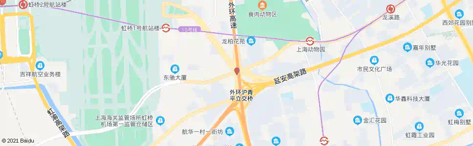 上海外环高速公路沪青平公路_公交站地图_上海公交_妙搜公交查询2025