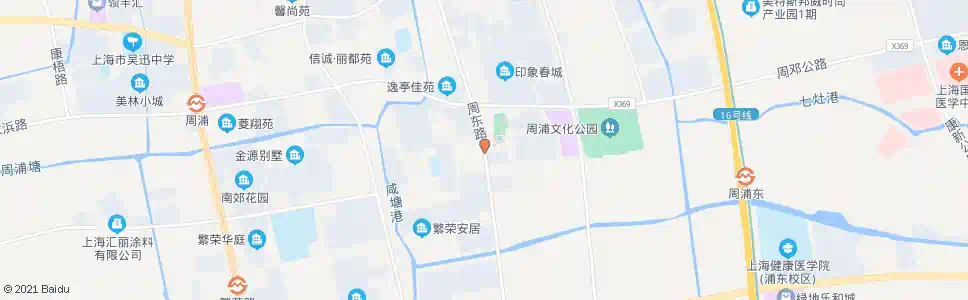 上海周东路祝家港路_公交站地图_上海公交_妙搜公交查询2025
