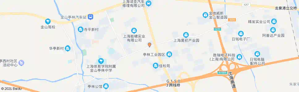 上海南亭公路亭卫公路_公交站地图_上海公交_妙搜公交查询2025