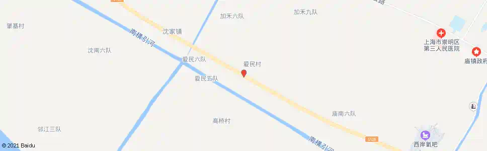 上海爱民村_公交站地图_上海公交_妙搜公交查询2025