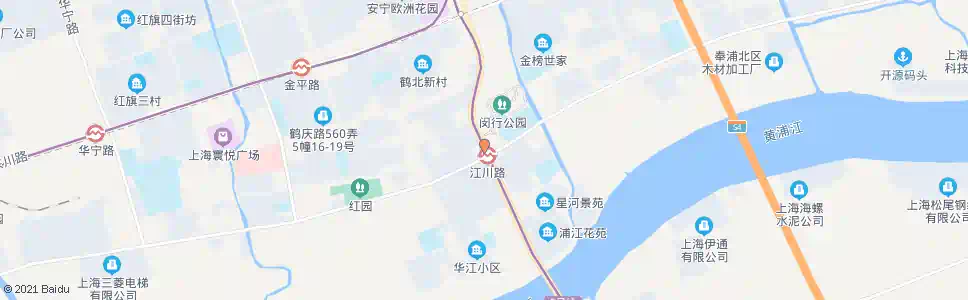 上海江川路沪闵路_公交站地图_上海公交_妙搜公交查询2025