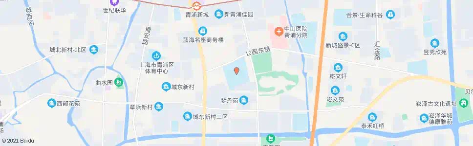 上海公园东路华青路(信息学校)_公交站地图_上海公交_妙搜公交查询2025