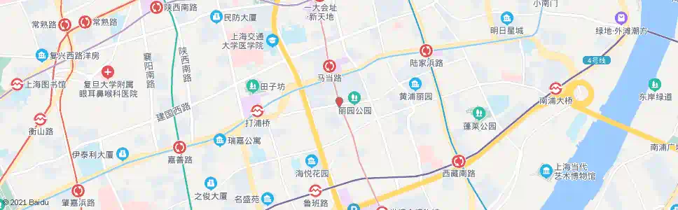 上海蒙自路丽园路_公交站地图_上海公交_妙搜公交查询2025