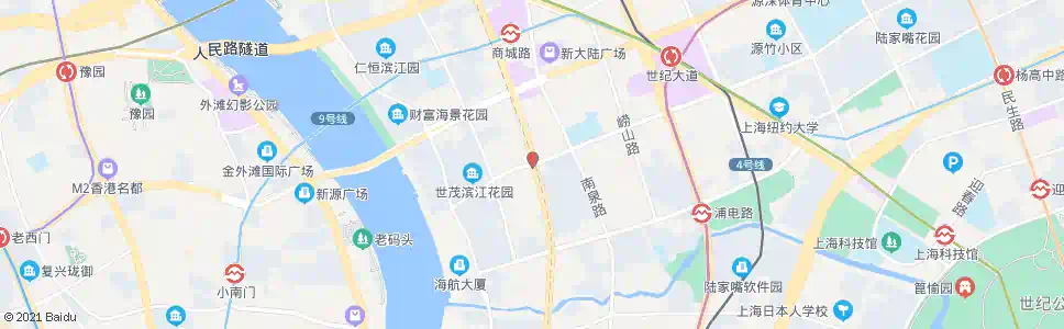 上海潍坊路浦东南路_公交站地图_上海公交_妙搜公交查询2025