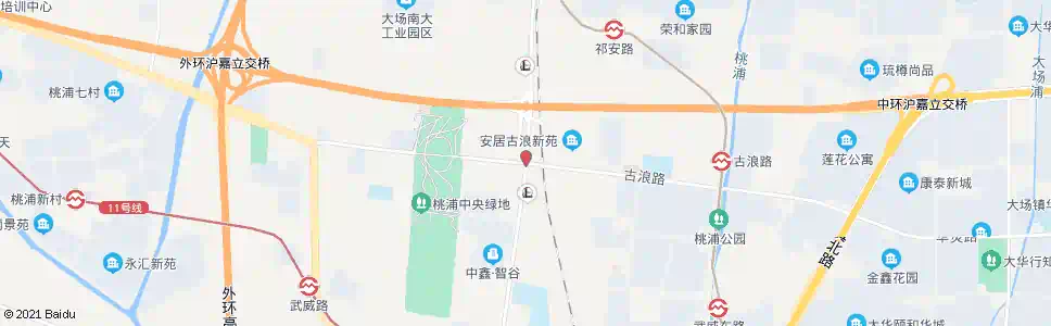 上海古浪路祁连山路_公交站地图_上海公交_妙搜公交查询2025