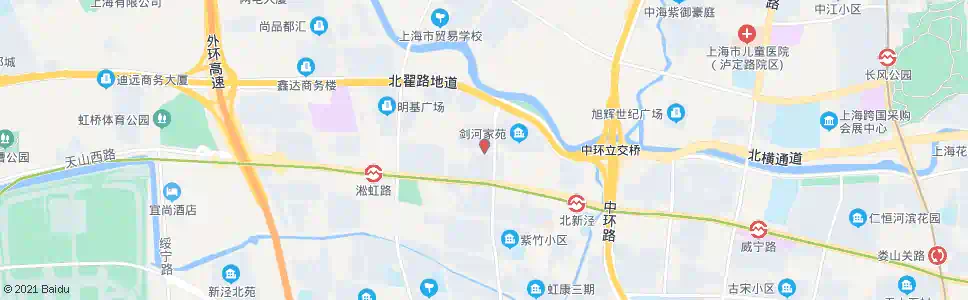 上海新泾五村_公交站地图_上海公交_妙搜公交查询2025