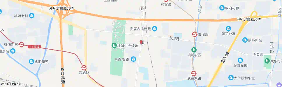 上海祁连山路古浪路_公交站地图_上海公交_妙搜公交查询2025