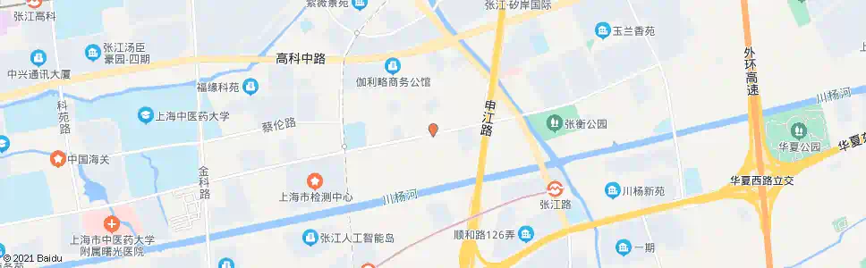 上海张衡路法拉第路_公交站地图_上海公交_妙搜公交查询2025
