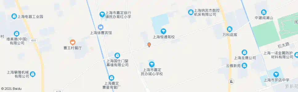 上海曹新公路曹红路_公交站地图_上海公交_妙搜公交查询2025