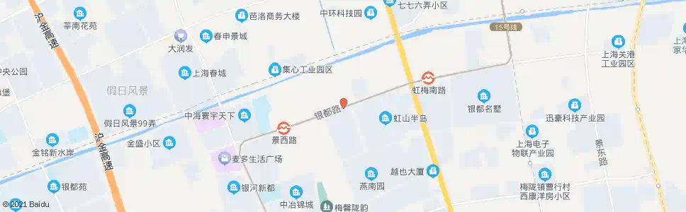 上海银都路老沪闵路_公交站地图_上海公交_妙搜公交查询2025