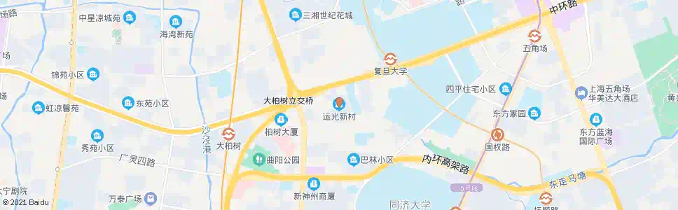 上海运光新村(邯郸路运光路)_公交站地图_上海公交_妙搜公交查询2025