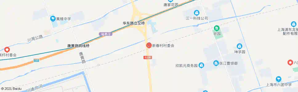 上海新春村_公交站地图_上海公交_妙搜公交查询2025