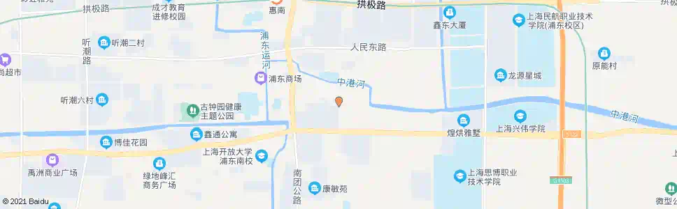 上海惠东路靖海路_公交站地图_上海公交_妙搜公交查询2025
