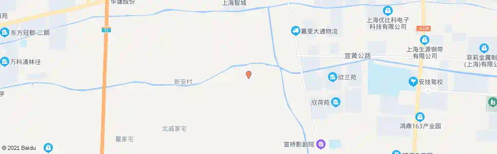 上海新安村9组_公交站地图_上海公交_妙搜公交查询2025