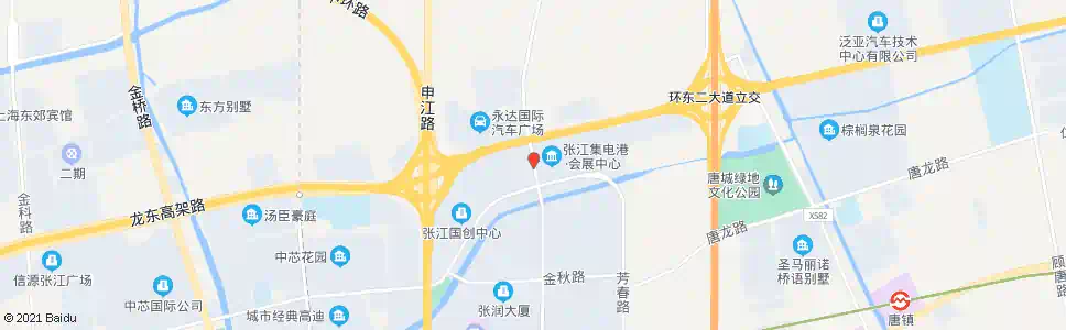 上海张东路龙东大道_公交站地图_上海公交_妙搜公交查询2025