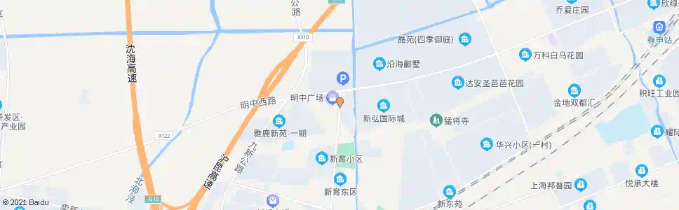 上海新育路明中路_公交站地图_上海公交_妙搜公交查询2025
