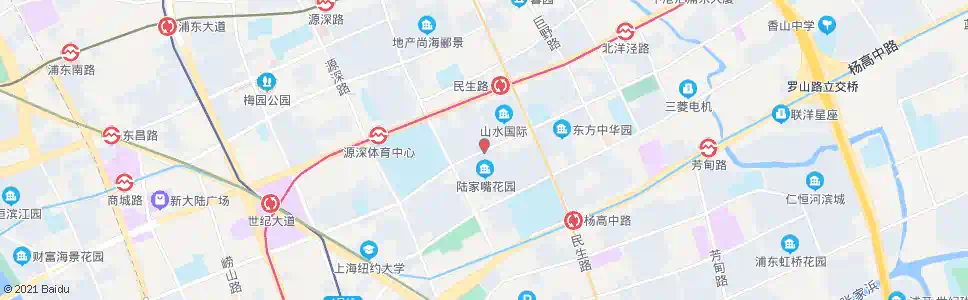 上海羽山路桃林路_公交站地图_上海公交_妙搜公交查询2025