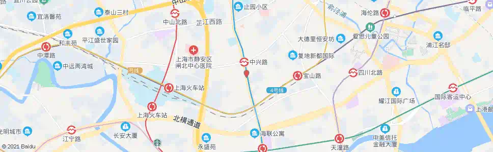 上海西藏北路永兴路_公交站地图_上海公交_妙搜公交查询2025