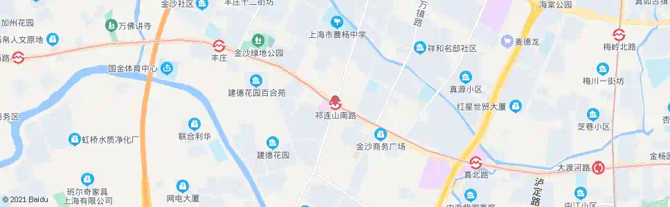 上海金沙江路祁连山南路_公交站地图_上海公交_妙搜公交查询2025