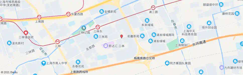 上海永泰路环林东路_公交站地图_上海公交_妙搜公交查询2025