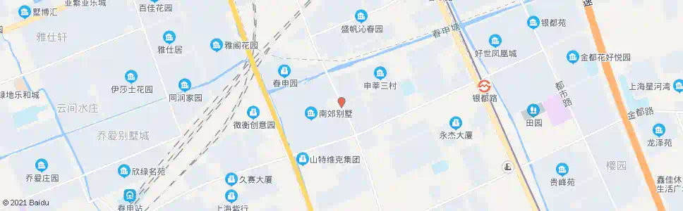 上海申北路中春路_公交站地图_上海公交_妙搜公交查询2025