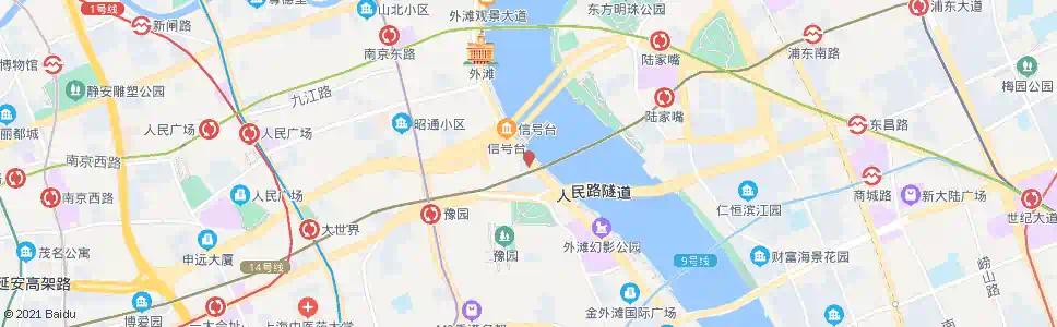 上海中山东二路金陵东路_公交站地图_上海公交_妙搜公交查询2025