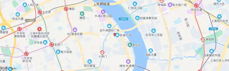 上海豆市街复兴东路_公交站地图_上海公交_妙搜公交查询2025