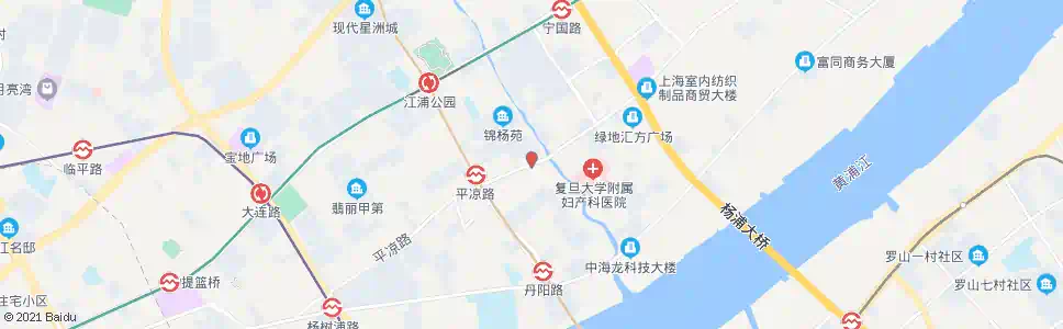 上海平凉路兰州路_公交站地图_上海公交_妙搜公交查询2025