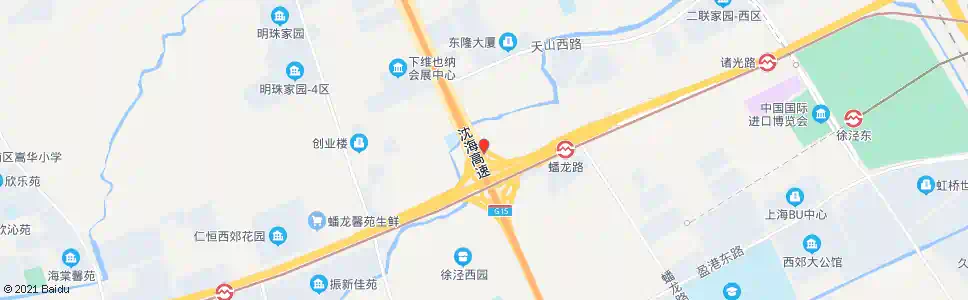 上海华徐公路岑家宅(潘龙)_公交站地图_上海公交_妙搜公交查询2025