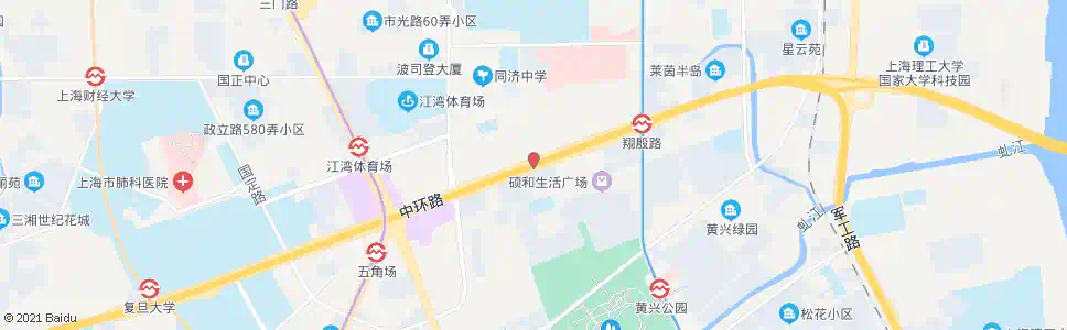 上海翔殷路国和路_公交站地图_上海公交_妙搜公交查询2025