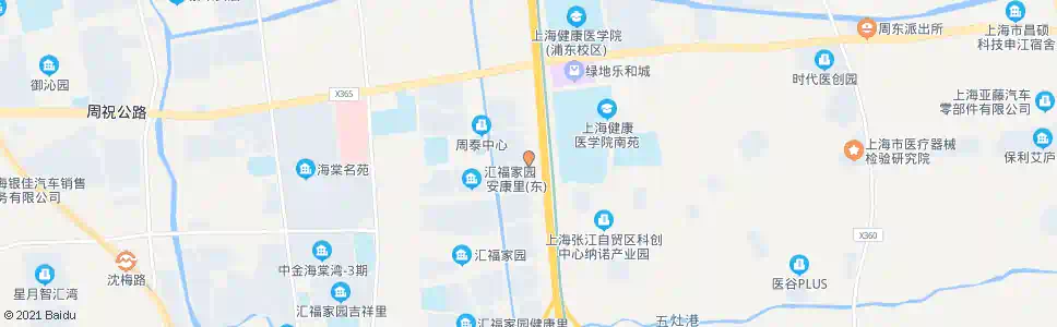 上海周秀路瑞福路_公交站地图_上海公交_妙搜公交查询2025
