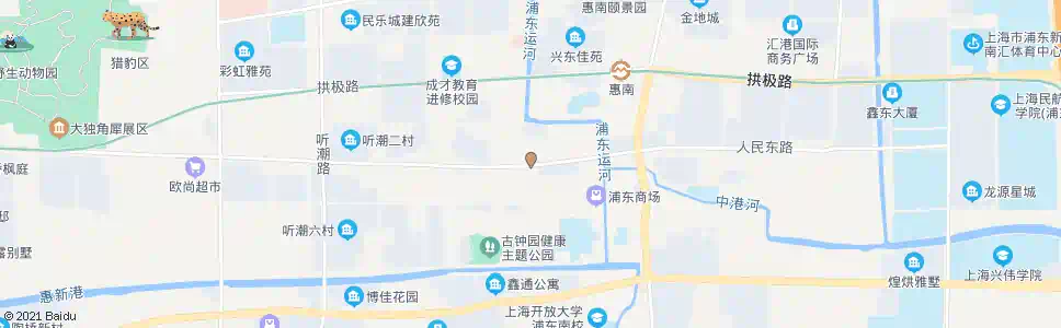 上海人民东路新华路_公交站地图_上海公交_妙搜公交查询2025