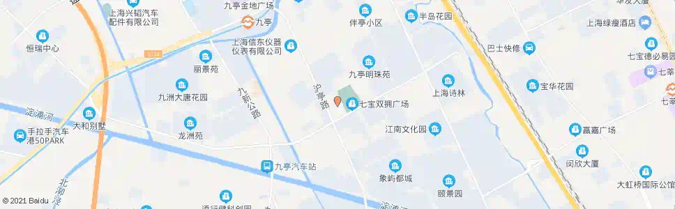 上海九亭苑_公交站地图_上海公交_妙搜公交查询2025