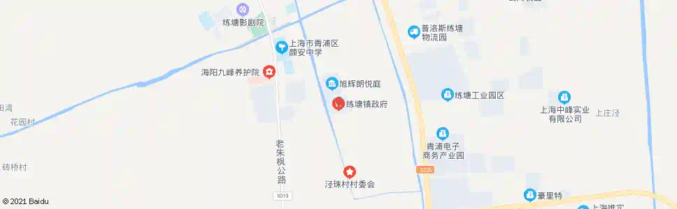 上海章练塘路泾珠路(练塘镇政府)_公交站地图_上海公交_妙搜公交查询2025