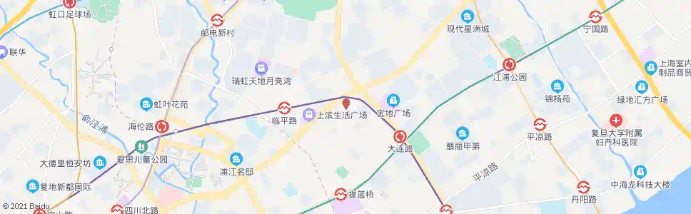 上海保定路周家嘴路_公交站地图_上海公交_妙搜公交查询2025