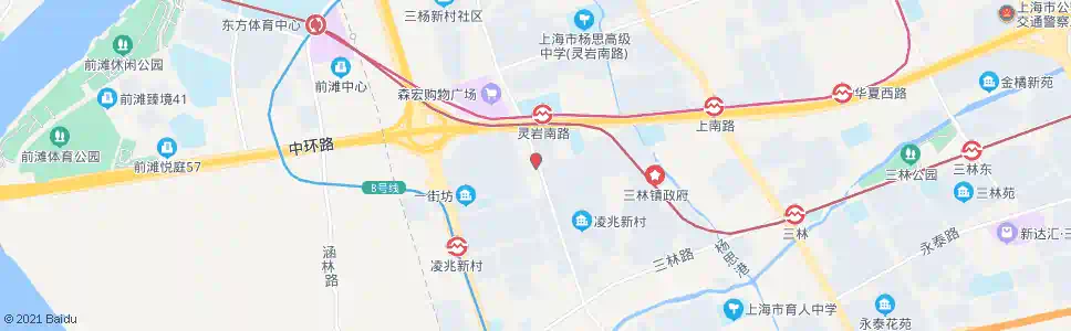 上海上浦路长清路_公交站地图_上海公交_妙搜公交查询2025