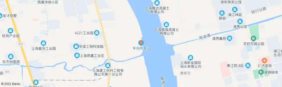 上海车沟桥渡口_公交站地图_上海公交_妙搜公交查询2025