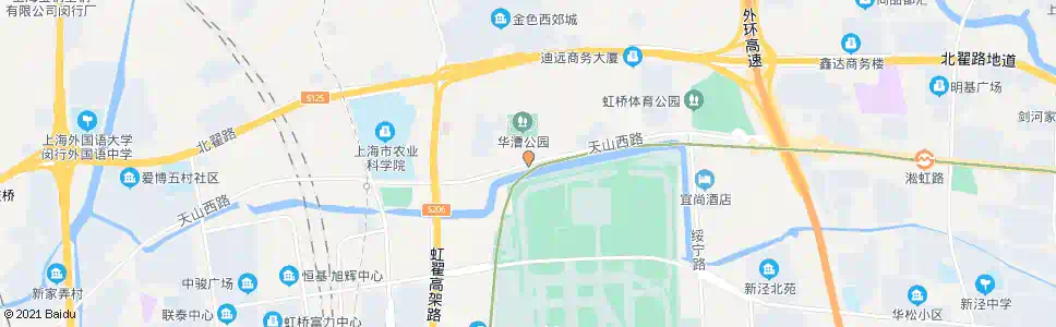 上海天山西路东华美路_公交站地图_上海公交_妙搜公交查询2025