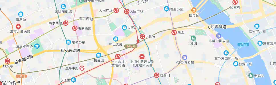 上海金陵中路龙门路_公交站地图_上海公交_妙搜公交查询2025