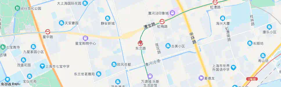 上海东兰路站_公交站地图_上海公交_妙搜公交查询2025