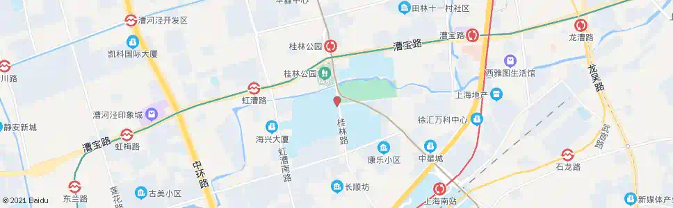 上海上海师大(桂林路冠生园路)_公交站地图_上海公交_妙搜公交查询2025