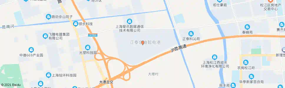 上海正泰电气公司(招呼站)_公交站地图_上海公交_妙搜公交查询2025