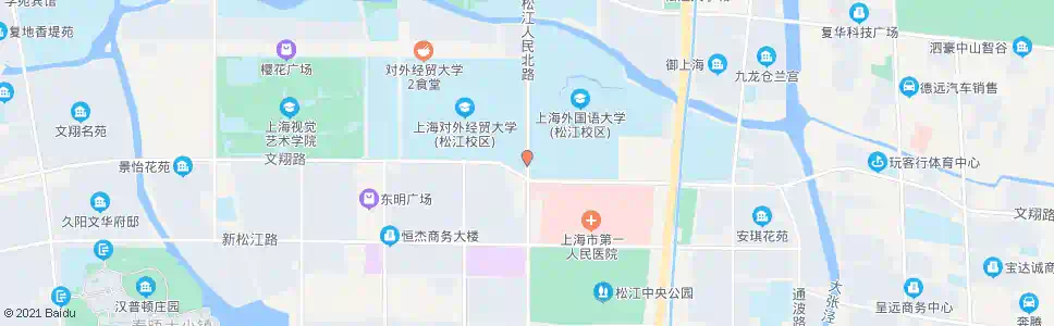 上海人民北路文翔路_公交站地图_上海公交_妙搜公交查询2025