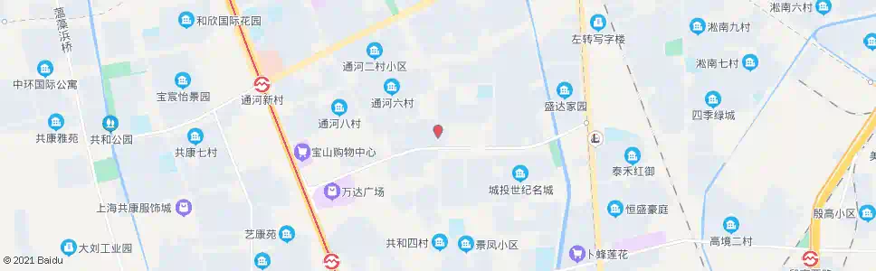 上海爱辉路一二八纪念路_公交站地图_上海公交_妙搜公交查询2025