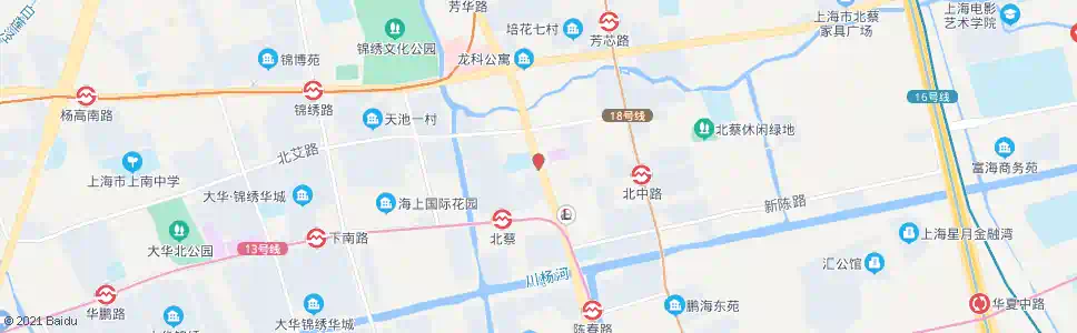 上海沪南路北中路(招呼站)_公交站地图_上海公交_妙搜公交查询2025