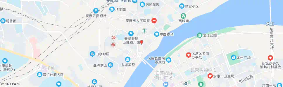 安康新华市场_公交站地图_安康公交_妙搜公交查询2025
