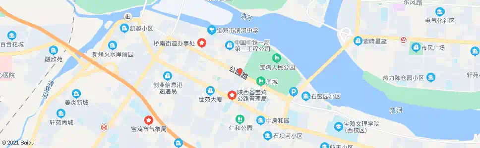 宝鸡公交二公司_公交站地图_宝鸡公交_妙搜公交查询2025